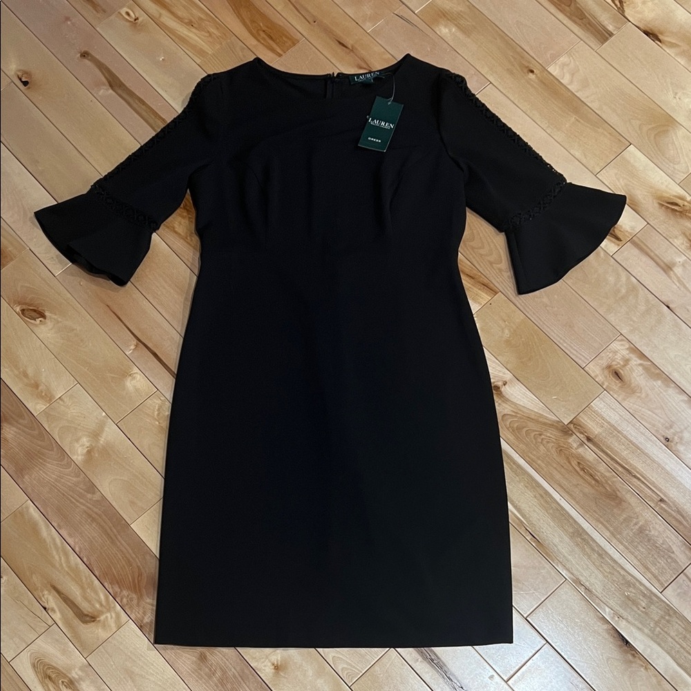 NWT Lauren Ralph Lauren Black Dress